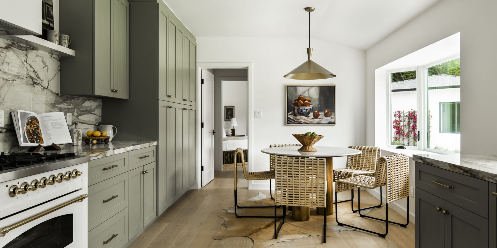 Renovated kitchen and dining area