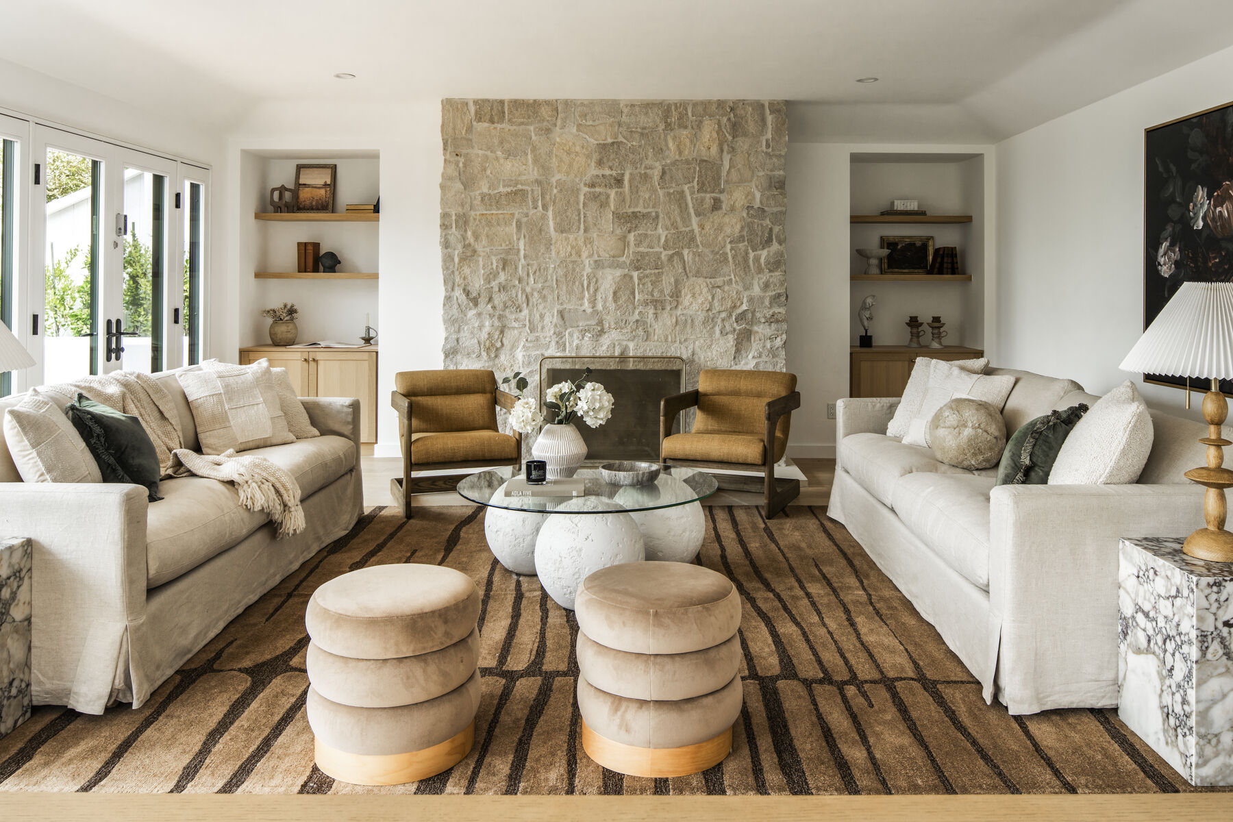 Living room in a sold Los Angeles home