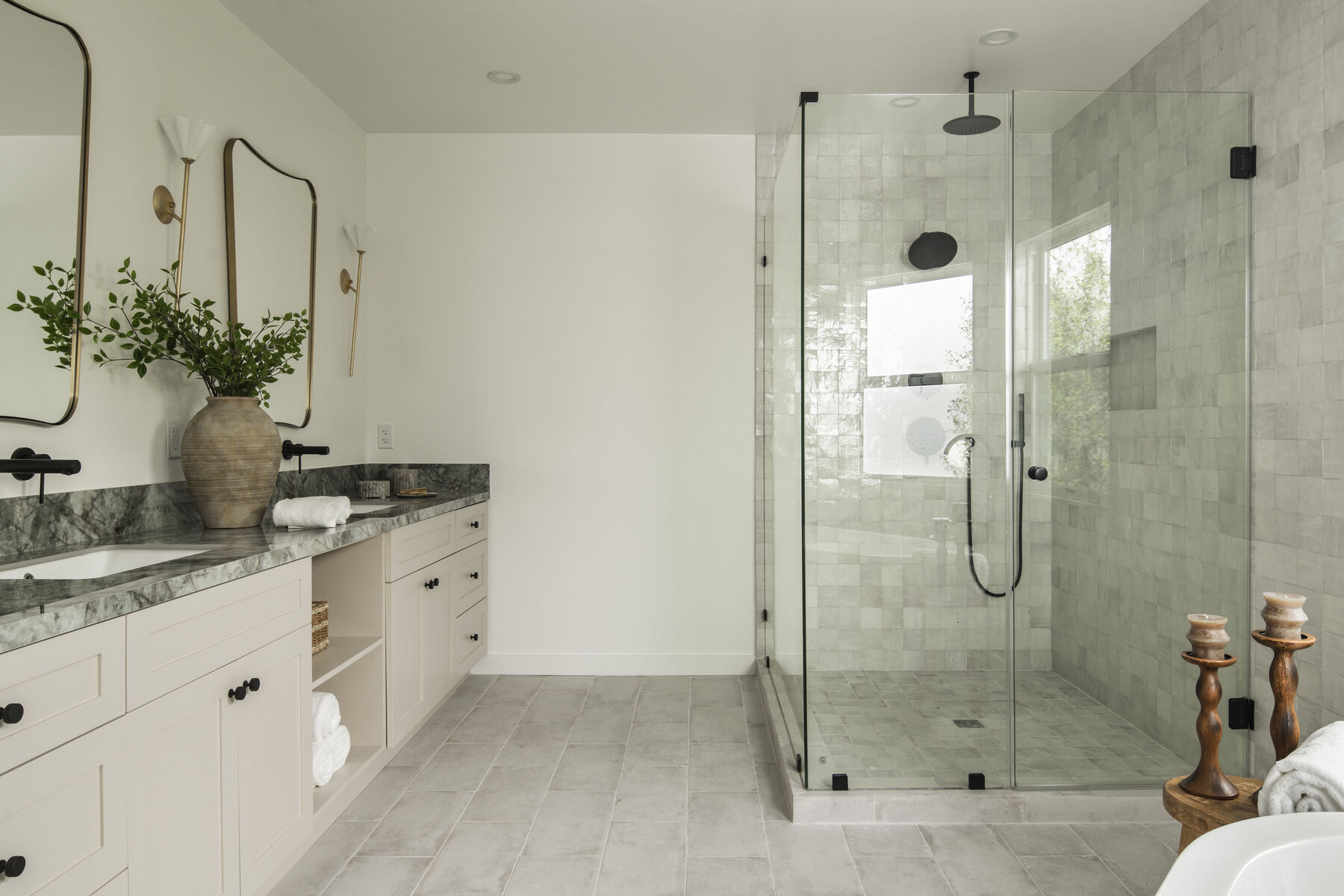 Renovated primary bathroom